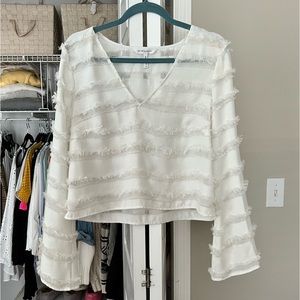 BCBG cropped blouse.